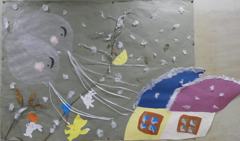 北風のロビー装飾の画像